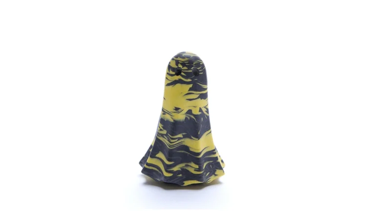 Embreth Phantom ghost from the Ember Room, yellow and black marble spirit captured for the official archive