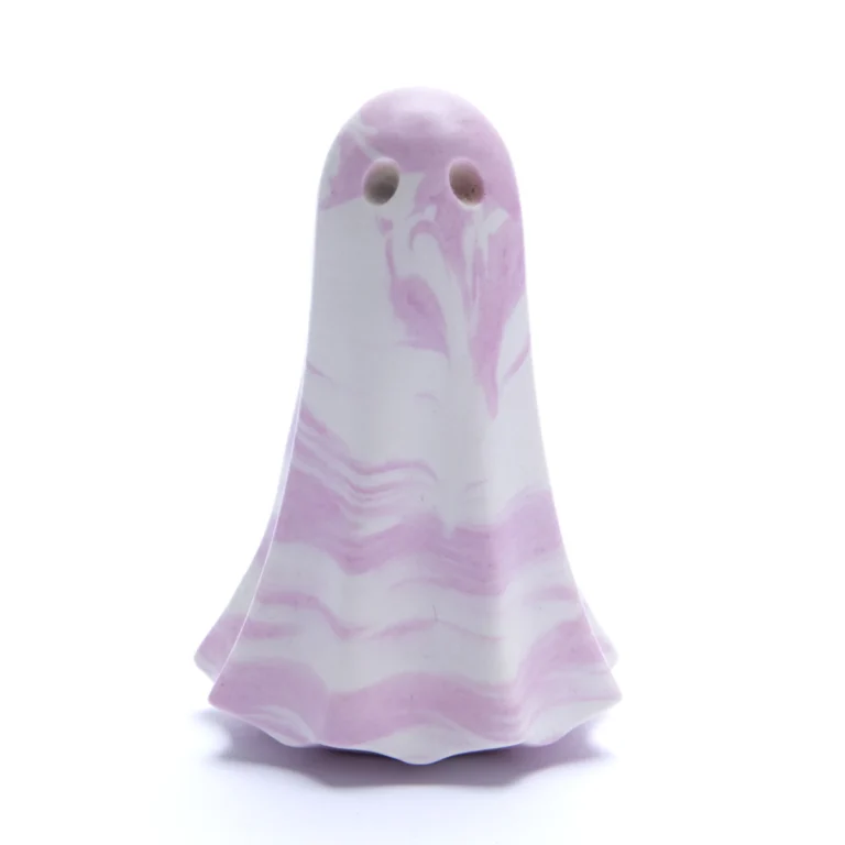 Rosalyth HG-0004-05-26 official archive front view, rose marble ghost figurine from the Rose Attic