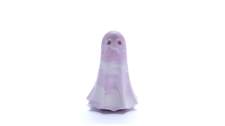 Rosara Phantom ghost of the Rose Attic, pink and white marble spirit recorded in the House of Ghosts archive