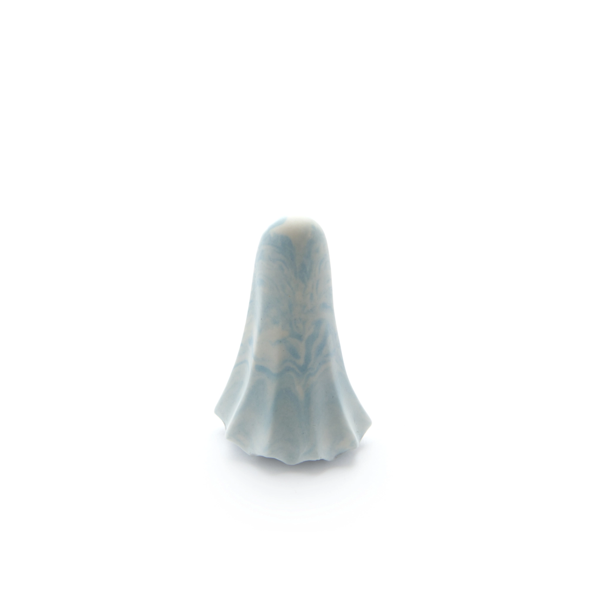 Isel HG-0025-06-26 Ghostling ghost rear view, Blue & White form from Frosted Conservatory, House of Ghosts archive record